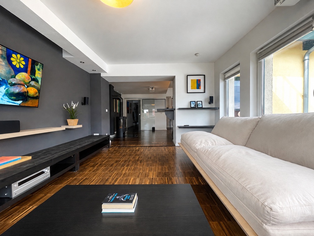 Wohnzimmer aus der Gegenperspektive