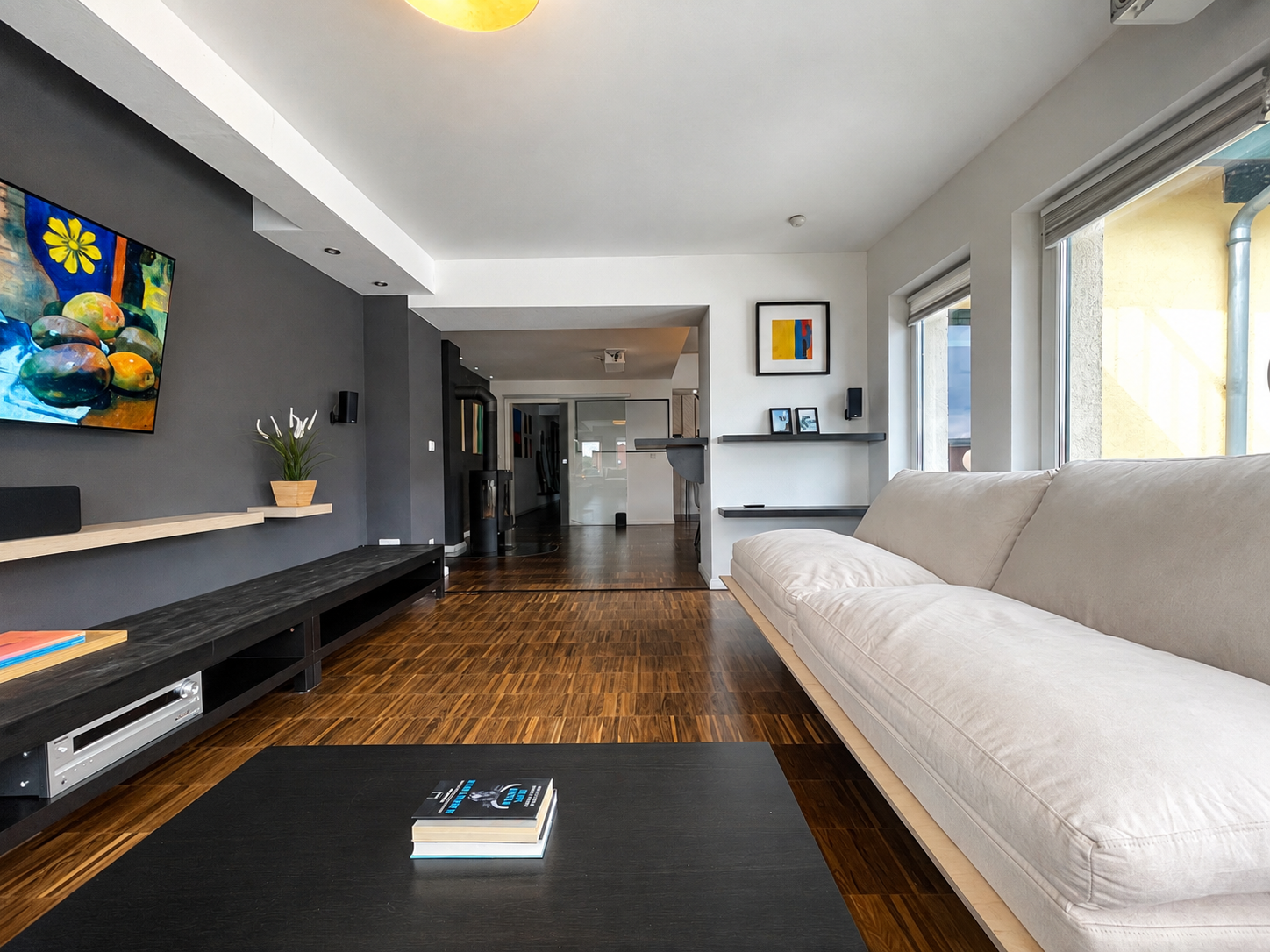 Wohnzimmer aus der Gegenperspektive